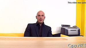 hungry gay hunk sucking cock in pov fucking