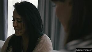 Big Cock Shemale FUCKS Female in Hot Action Scene