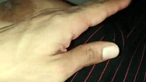 She Fell Asleep On Lap, I Filmed Her Tits Secretly.