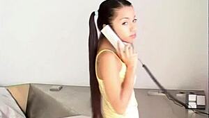 Little Lupe teases with fingering her tight pussy