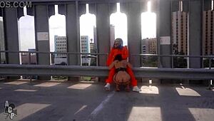 Officer Ramos Nabs Gibby the Clown for Wild Public Action