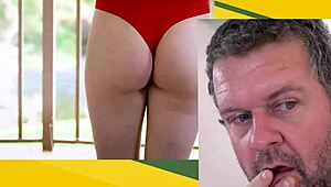 Naughty Little 18+ Babe Dharma Jones Sneaks Under Blanket to Suck Huge Cock