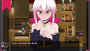 Massage Chair Brings Tears to the Little Witch in Hentai Game