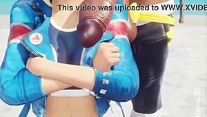 Is Cammy sucking that big cock?