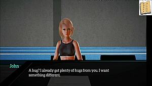 My New Family 19: Blonde Teen With Small Tits In Cartoon Style.