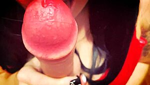 dildo penis training fucks breasts