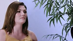 Beautiful blonde lesbian amateur plays with teen girl