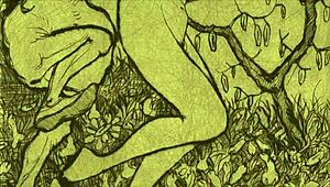 check out this vintage erotic illustration from way back!