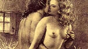 check out this vintage erotic illustration from way back!
