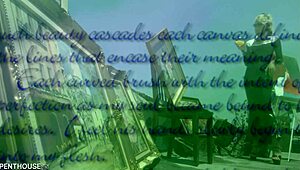 Body Painted Blonde Nicole Sheridan Sucks Artist Before Fucking