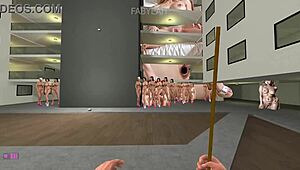 Giant Futanari And Bigtits Milf Aunty In Bizarre Hotel Room Adult Fun Game