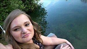 Quick Outdoor Fun by the Lake Turns Wild