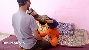 Young Sexy Indian Girl Feels Raw Emotion in First Defloration