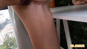 Dutch fan fucks Brazilian ass in POV deepthroat!