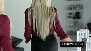 Nina Elle Lets Step Son Fuck Her Wet Pussy