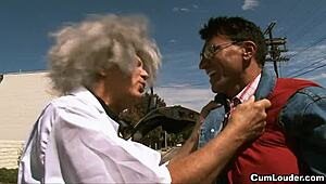 Amy Brooke Fucks in Cowgirl Parody of the Future