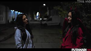 Me, Myself, and I - Zuzu Sweet Explores Solo in a Steamy Shemale Scene.