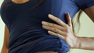 yanking busty charlotte star's wet pussy