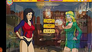 I watch the sexy ninja girl in big city part 4 get her pussy licked and creampied in hentai group