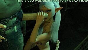 Frieren Elf Standing Fuck Beyond Journeys End Parody