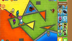 Bloons Tower Defense 6 Gameplay Video Part One.