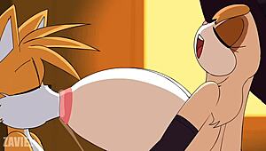 Vanilla The Rabbit Being A Sexy Witch