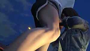 In GTA 5, the online character PICKS UP a HOOKER for SEX in the car.