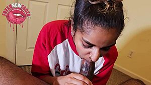 i can't stop thinking about her shy indian blowjob skills