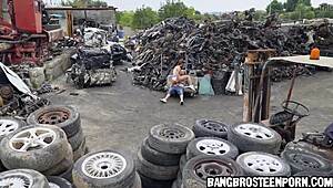 Hot Fit Teen Gets Fucked In Booty!