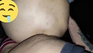 wife exposes her ass in the window for dirty talk and banging