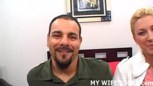 Watch This Pornstar Pound Your Wife Hard In Humiliating POV Slave Session!