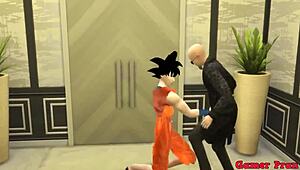 dragon ball episode 54 features chichi in servant role with milk theme