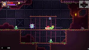 Scarlet Maiden Hentai Gloryhole Blowjob in Caves