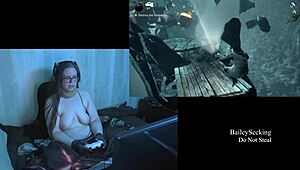 Naked Alan Wake Playthrough Part 10 with Big Tits!