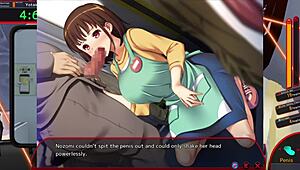 Hentai chikan blowjob with cum inside mouth