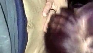 Young guy, that mature woman is sucking my big cock so good!