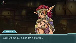 Princess Ashelin gets fucked boldly in game