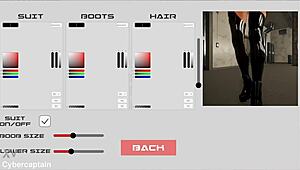 Bound Mature in Metal Bondage Fetish Game!