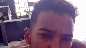 The white guy invited me to study, then dominated with black cock