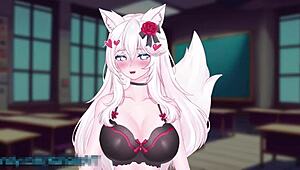 Squirting vixen's public anal adventure in 3D hentai