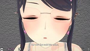 special harem class violet in anime classroom cartoon hentai 3d