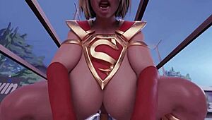 compilation of 3d thick girls in action