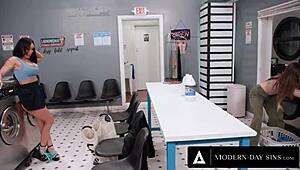 modern-day sins - milf jennifer white nearly caught with charles dera creampie