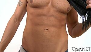 subtle gay oral pleasure in hot sex scene