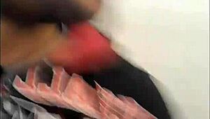 Wow, gym bathroom fun with guys, adrenaline pumping! 😏 Full sheer action.