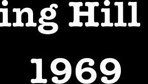 Vintage Hairy English Babe Shows Off Retro Pussy