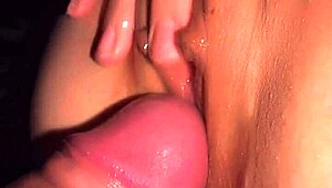 Wet Squishy Pink Pussy Fucked And Filled With Hot Cum
