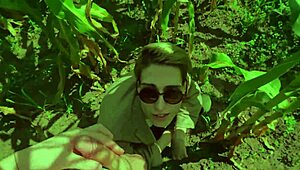 helping a twink friend out in the cornfield