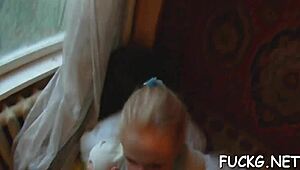 bouncing on schlong on the spycam 😏