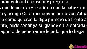 latina milf with big tits gets fucked by old cuckold husband watching